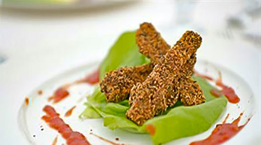Knapperige Marinara Gebakken Tofu