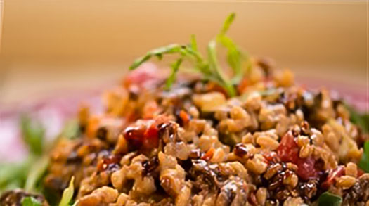 Farro-risotto Met Gedroogde Vijgen
